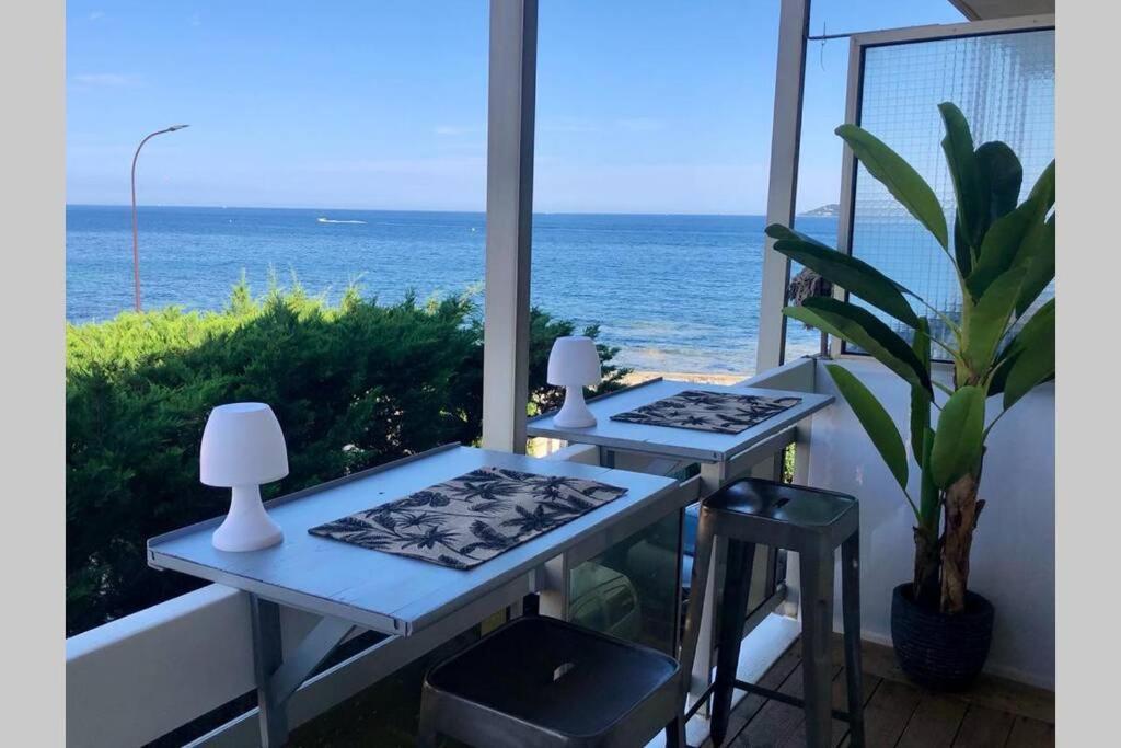 Charmant Studio Avec Terrasse Vue Mer A 50 M Sainte-Maxime Exterior photo