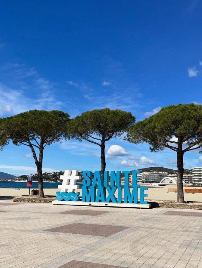 Charmant Studio Avec Terrasse Vue Mer A 50 M Sainte-Maxime Exterior photo